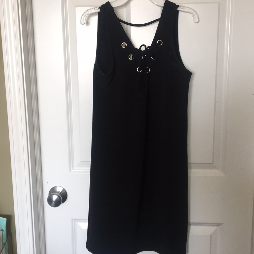 Simple black dress